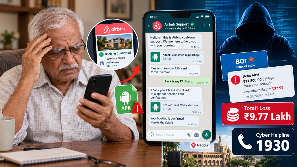 Ahmedabad Retired Man, 75, Loses ₹9.77 Lakh In Alleged Airbnb Booking Scam