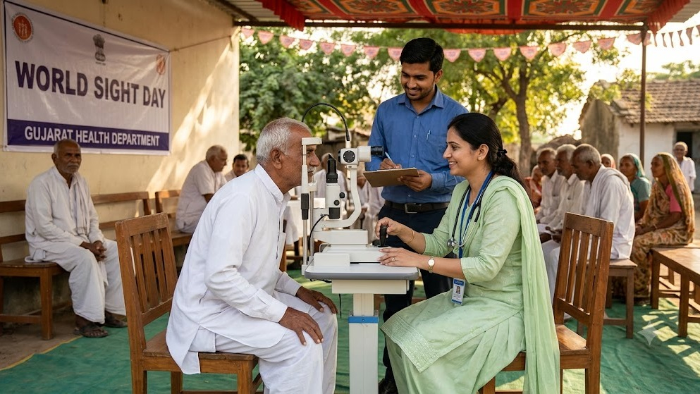 Gujarat Targets Lower Blindness Rate To 0.20% By 2030, 1.86 Lakh People Currently Affected