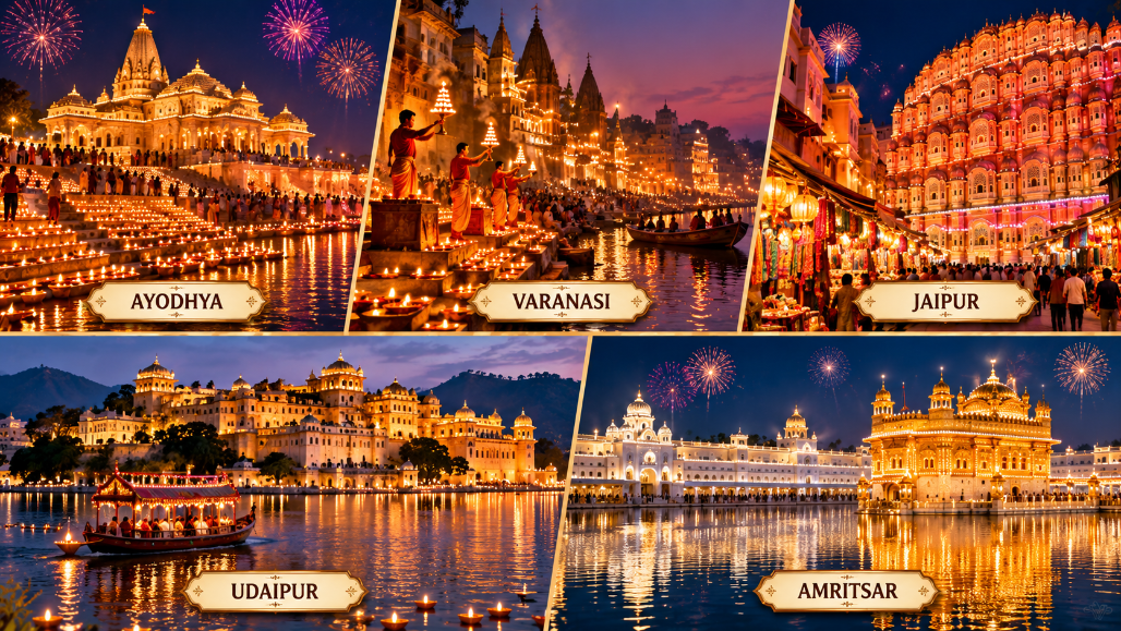 આ દિવાળીએ ઘરમાં ન બેસી રહેતા! ભારતના 5 એવા સુંદર શહેરો જ્યાંનો નજારો જોઈને દંગ રહી જશો