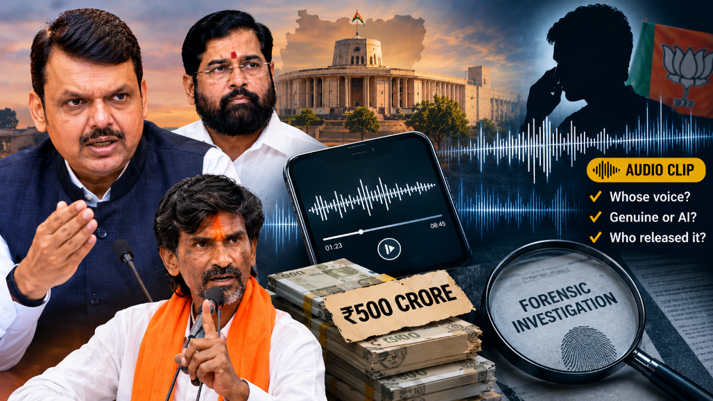 Did Eknath Shinde Pay ₹500 Cr? Fadnavis Orders Forensic Probe Into Jarange’s Explosive Audio Claims