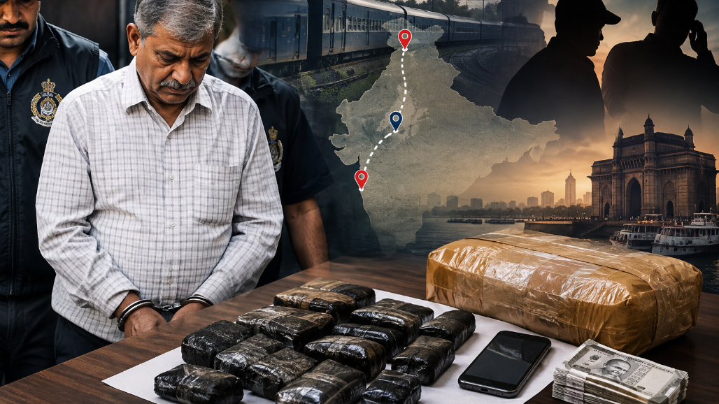 'Jammu-To-Mumbai Drug Route': 60-Year-Old Man Held With 1.915 Kg Of Charas Worth ₹4.78 lakh In Ahmedabad