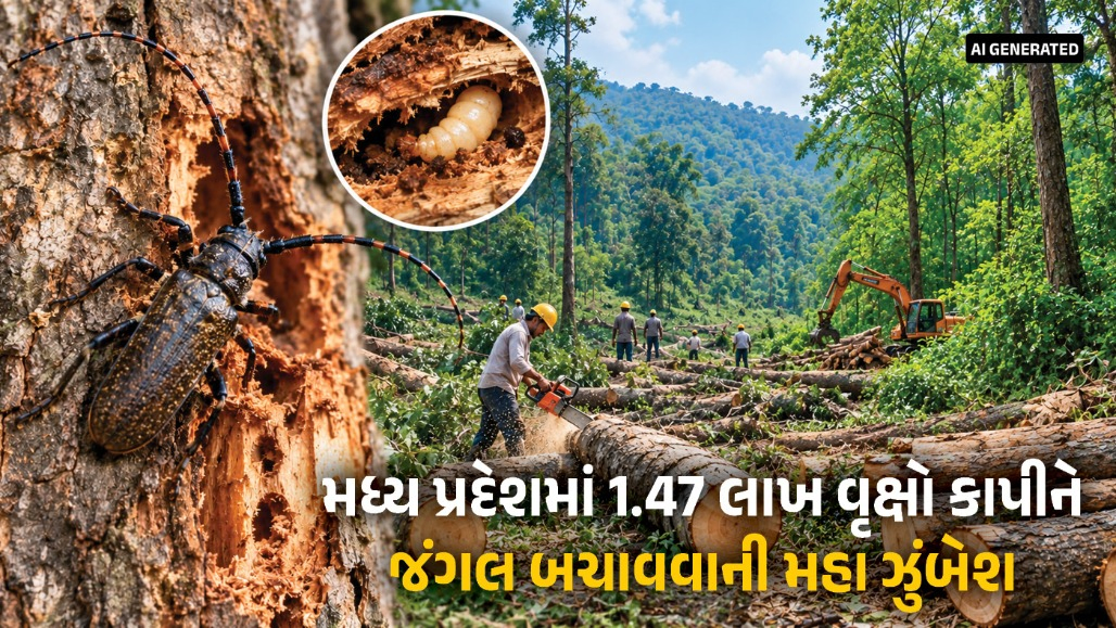 Explainer: મધ્ય પ્રદેશના જંગલો બચાવવા 1.47 લાખ વૃક્ષો કપાશે, જાણો શું છે ‘સાલ હાર્ટવુડ બોરર’નો વિનાશક પ્રકોપ