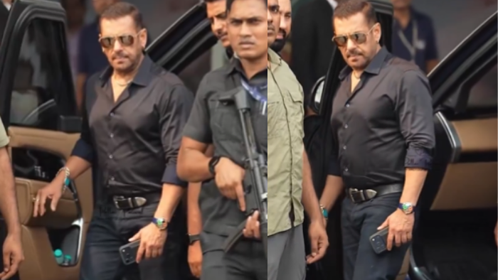 Salman Khan Makes First Public Appearance After Tiger Shroff Attack, Seen With Heavy Security in Mumbai