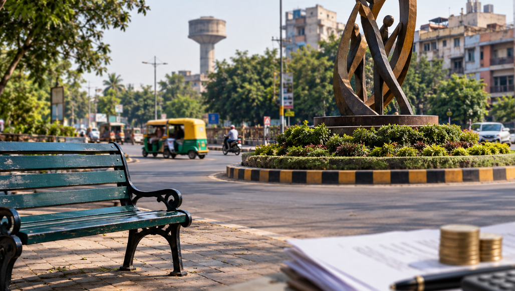 From Benches to Sculptures: How Ahmedabad Corporators Are Spending Millions on Street Corner Artworks