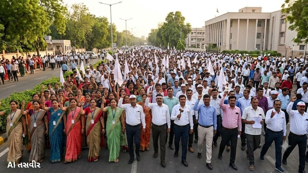 આજથી રજિસ્ટ્રેશન વિભાગના કર્મચારીઓ દેખાવો શરૂ કરશે, પડતર પ્રશ્નો ન ઉકેલાતા લડતના મંડાણ